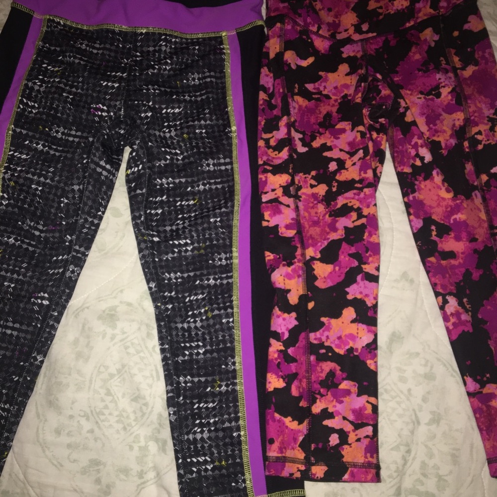 2 pair of workout pants